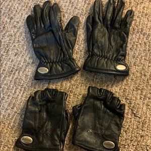 Leather gloves